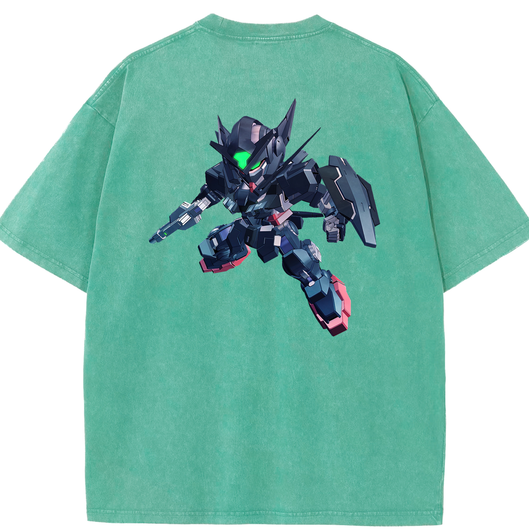 （画像用） 機動戦士ガンダム Mobile Suit Gundam 綿100% ヴィンテージ風 半袖Tシャツ（背面プリント）